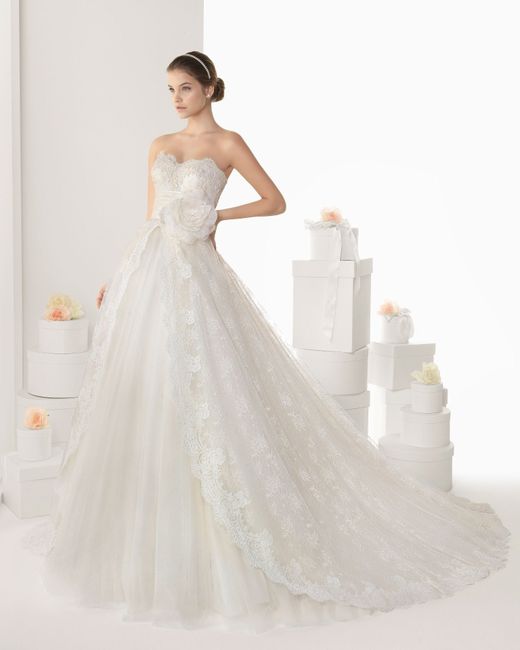 abito da sposa, stile scivolato 24