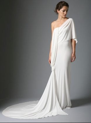 Abito da sposa, stile peplo, greco, divinità 1