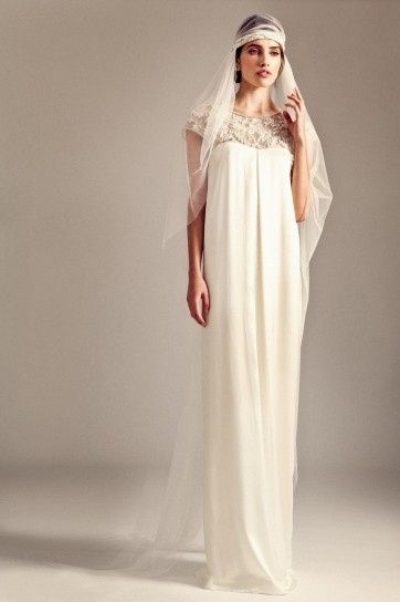 Abito da sposa, stile peplo, greco, divinità 4