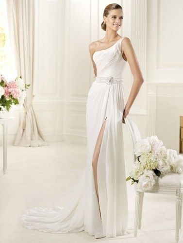 Abito da sposa, stile peplo, greco, divinità 6