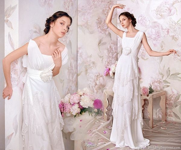 Abito da sposa, stile peplo, greco, divinità 17