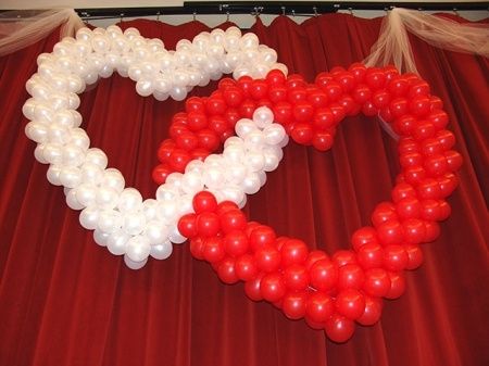 DECORAZIONI NUZIALI MATRIMONIO  palloncini , location interno