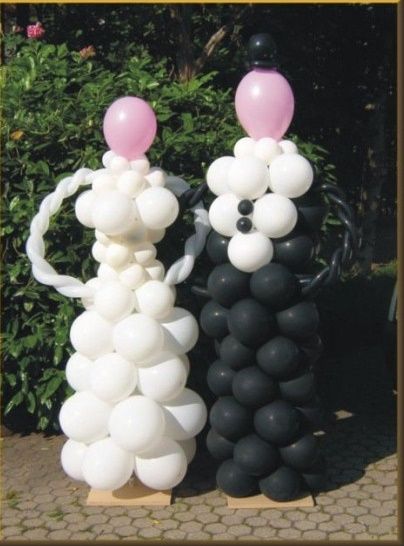 DECORAZIONI NUZIALI MATRIMONIO  palloncini , location esterno 4