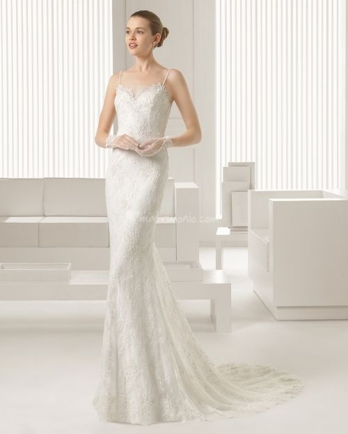 abito da sposa, stile sottoveste 3