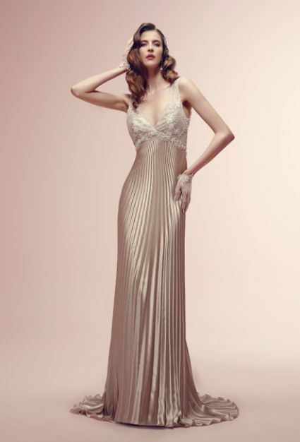 abito da sposa, stile sottoveste 4