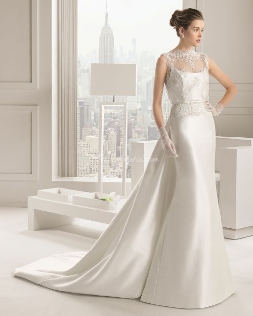 abito da sposa, stile sottoveste 13