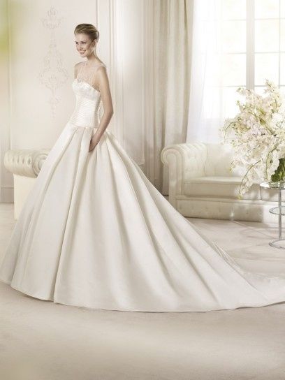 abito da sposa, stile redingote 10