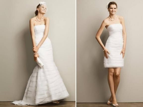 abito da sposa, stile dual dress 5