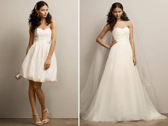 abito da sposa, stile dual dress 6