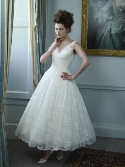 abito da sposa, stile longuette 10