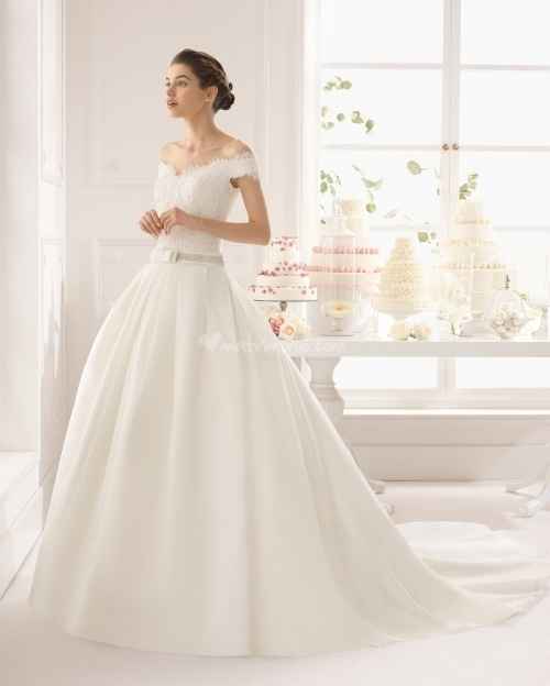 abito da sposa, stile scollo omerale 3