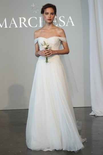 abito da sposa, stile scollo omerale 6