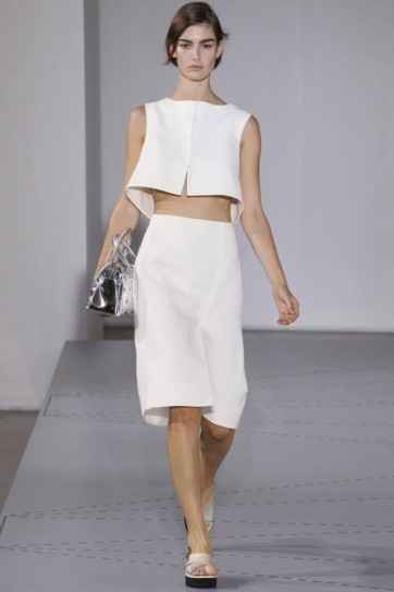 abito da sposa, stile crop top 5