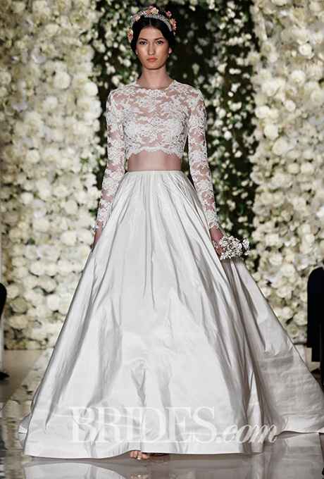 abito da sposa, stile crop top 16