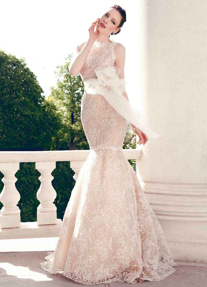 abito da sposa, stile nude look