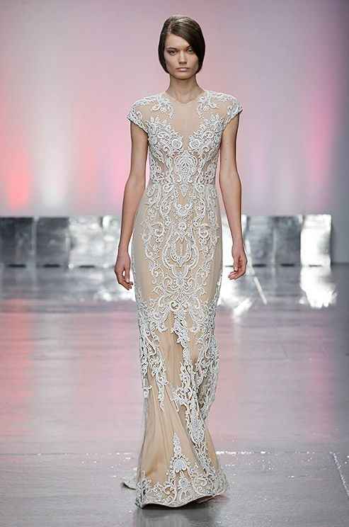 abito da sposa, stile nude look 4