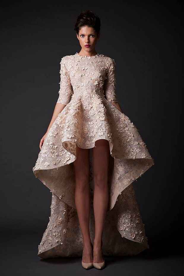 abito da sposa, stile nude look 6