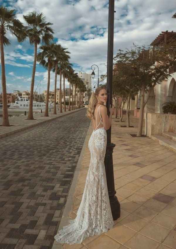 abito da sposa, stile nude look 7