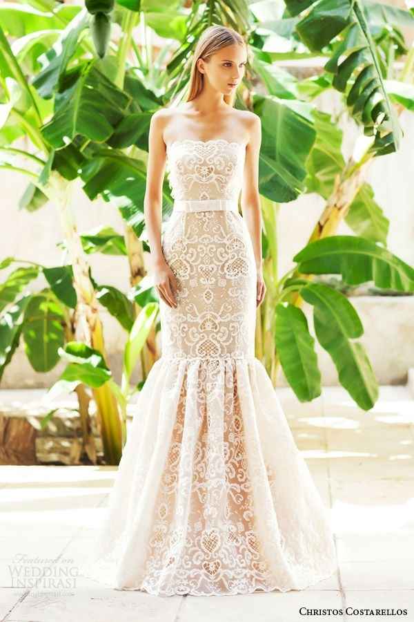abito da sposa, stile nude look 10