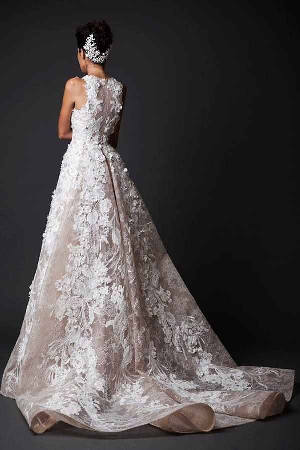 abito da sposa, stile nude look 16
