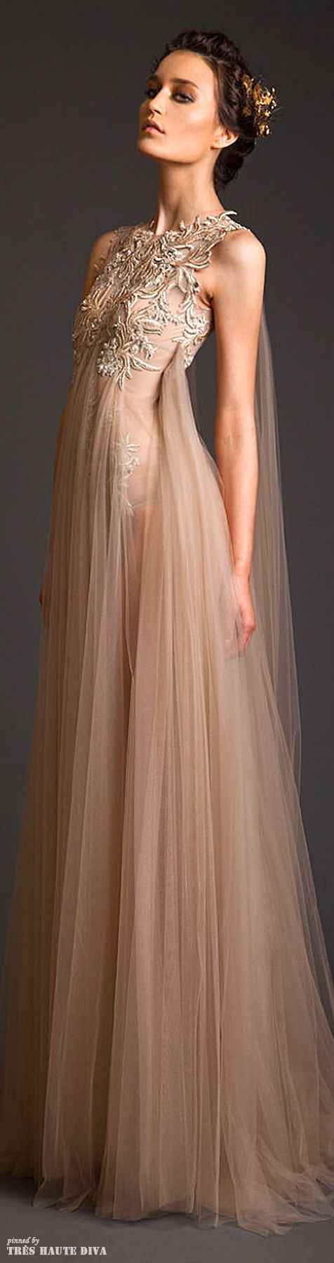 abito da sposa, stile nude look 17