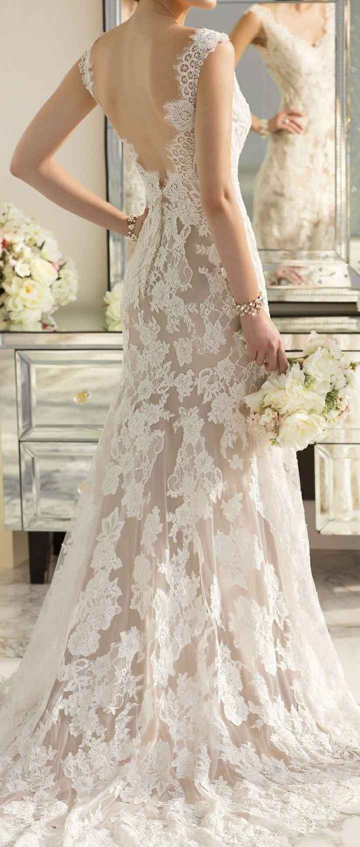 abito da sposa, stile nude look 21
