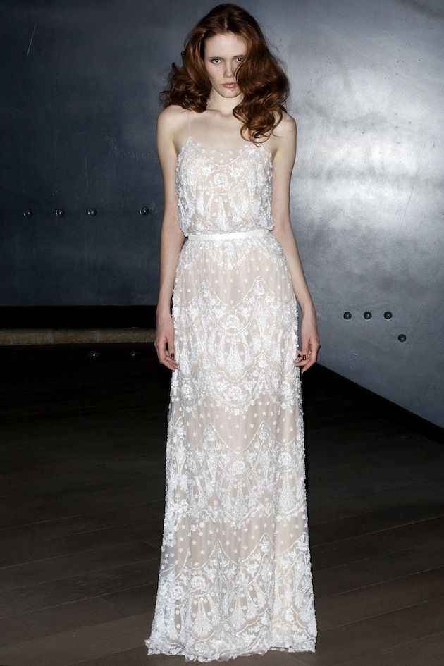 abito da sposa, stile nude look 22