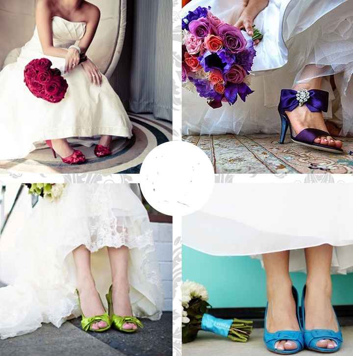 accessori da sposa - scarpa COLORATA 1