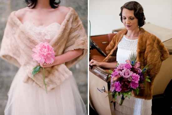 accessori da sposa , coprispalla , pelliccia