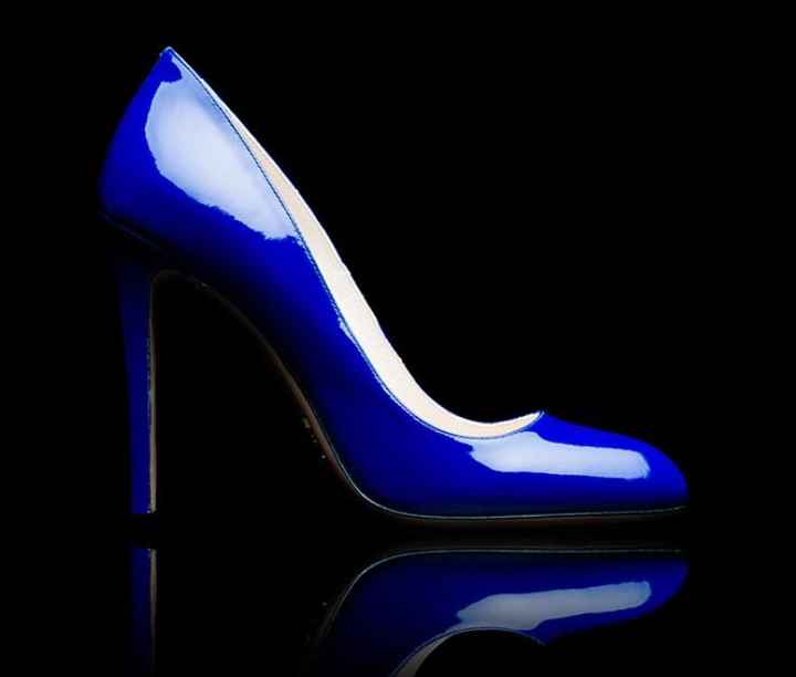 scarpe blu elettrico