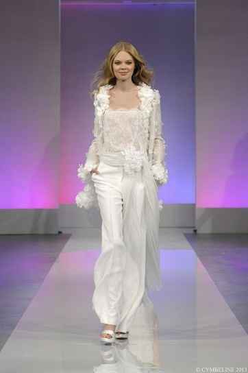 abito da sposa, stile coi pantaloni 11