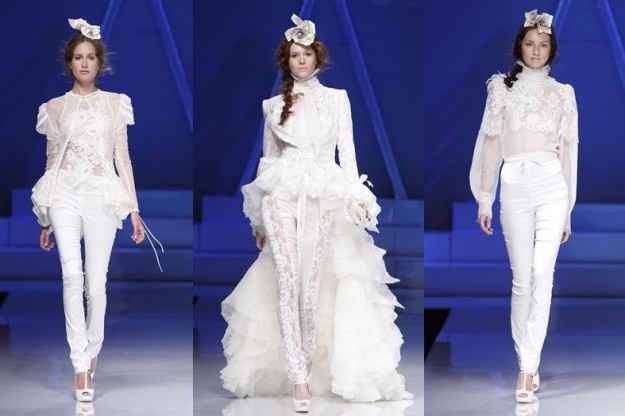 abito da sposa, stile coi pantaloni 17