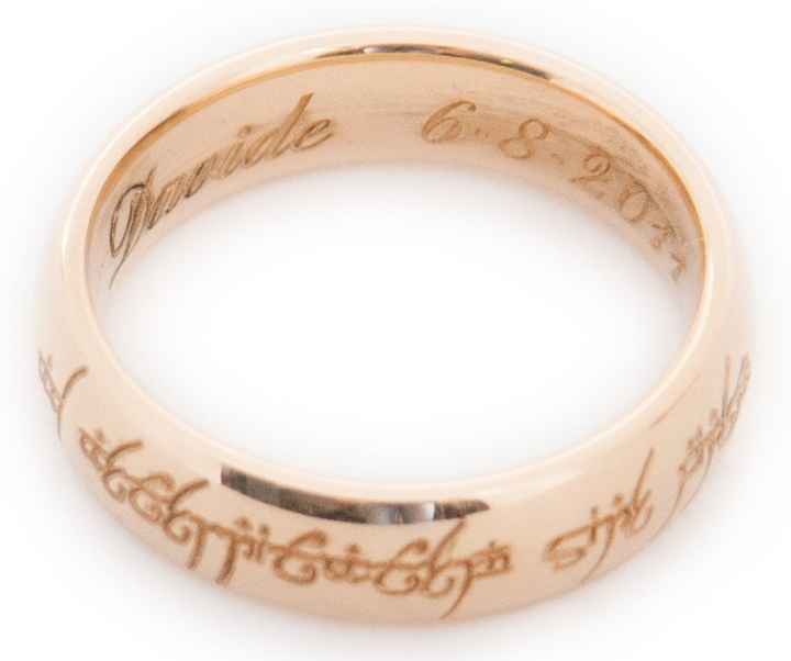 accessori sposi, fedi nuziali, modello incisione esterna