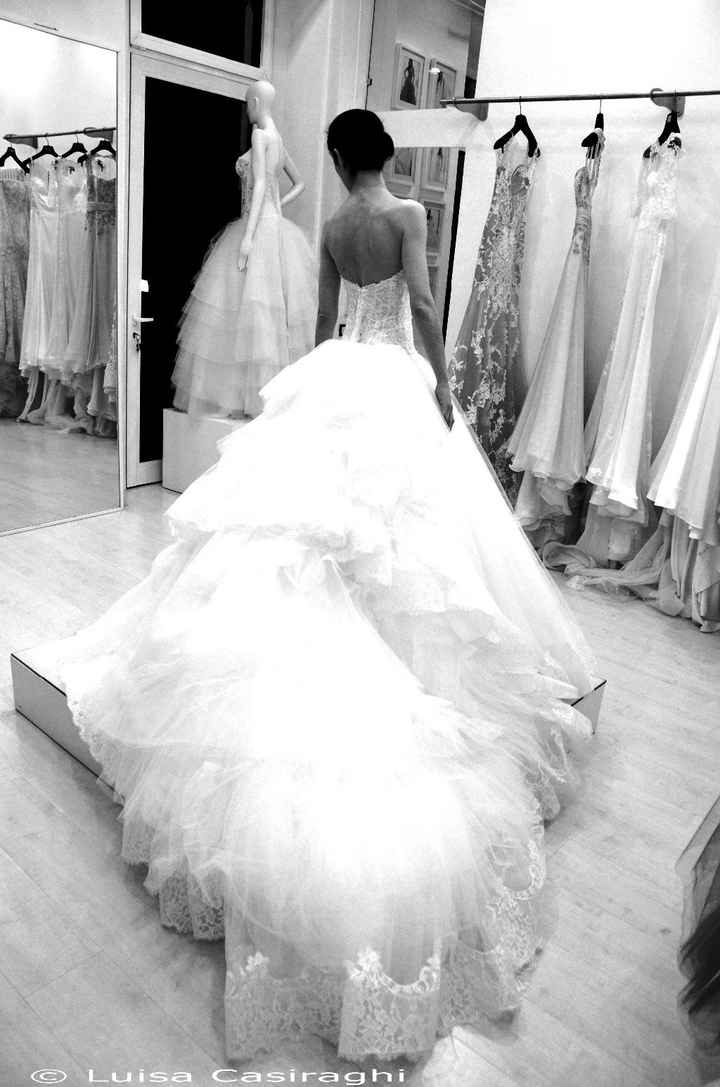 il mio abito da sposa, 1°prova in Atelier 8