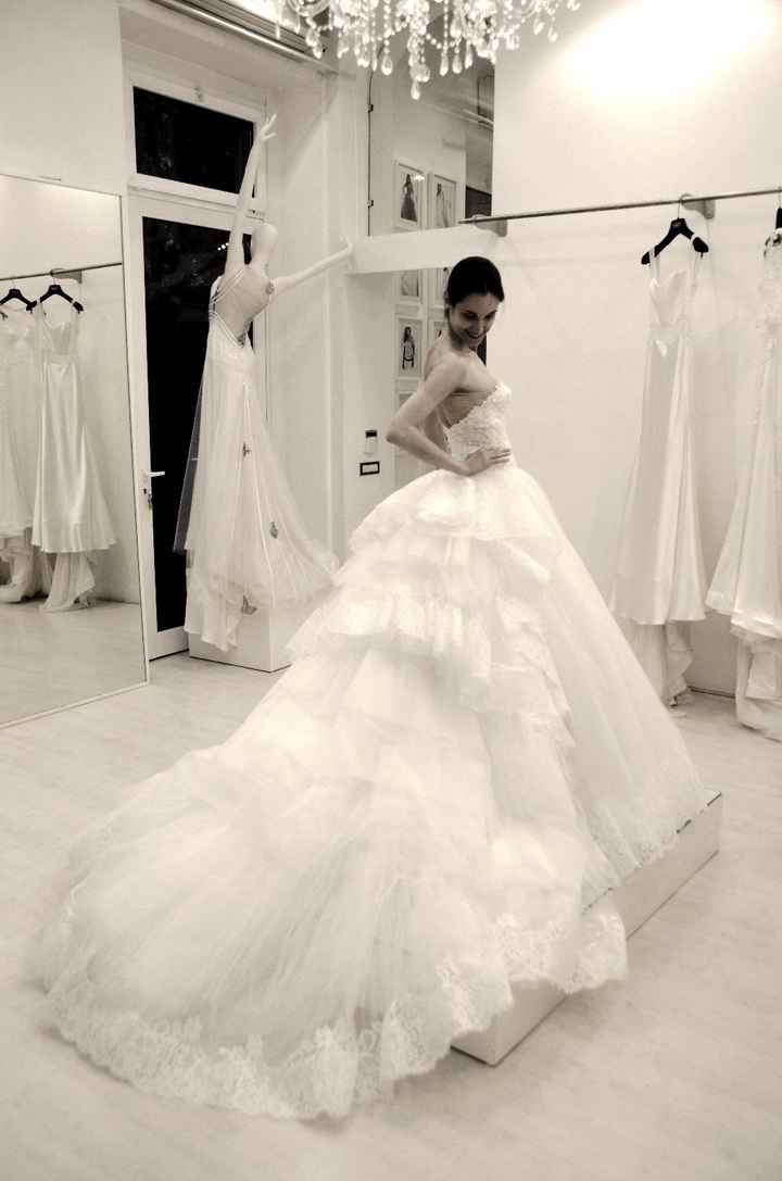 il mio abito da sposa, 2°prova in Atelier 6