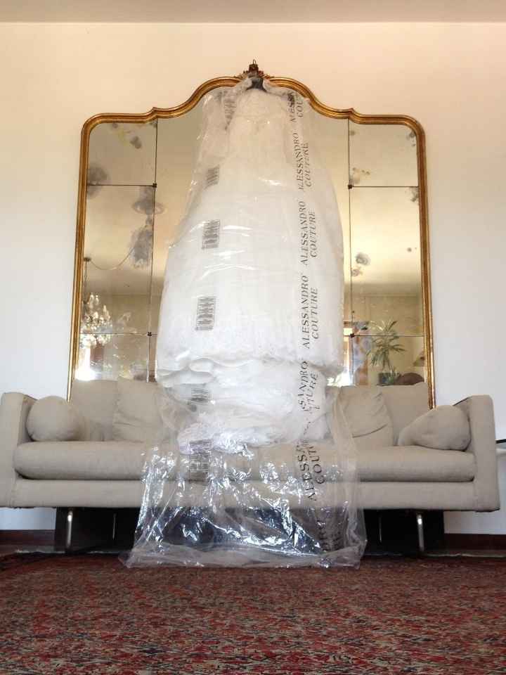 Il reportage delle mie nozze: il mio abito a casa 2