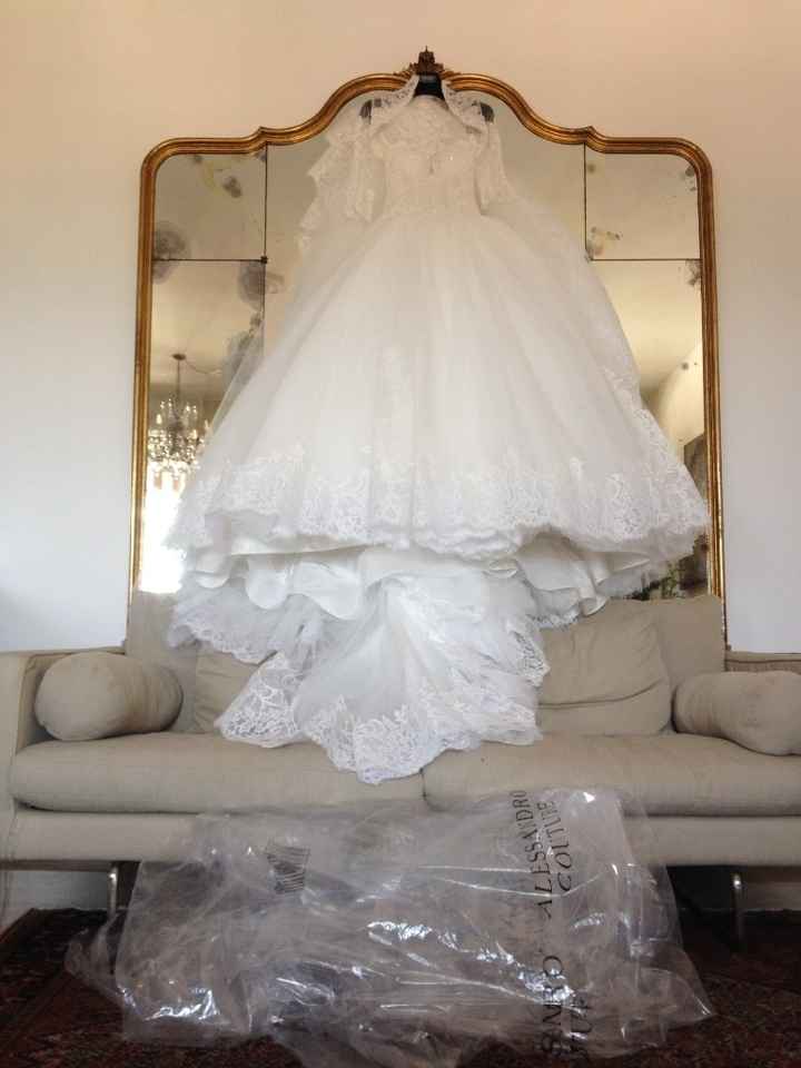 Il reportage delle mie nozze: il mio abito a casa 3