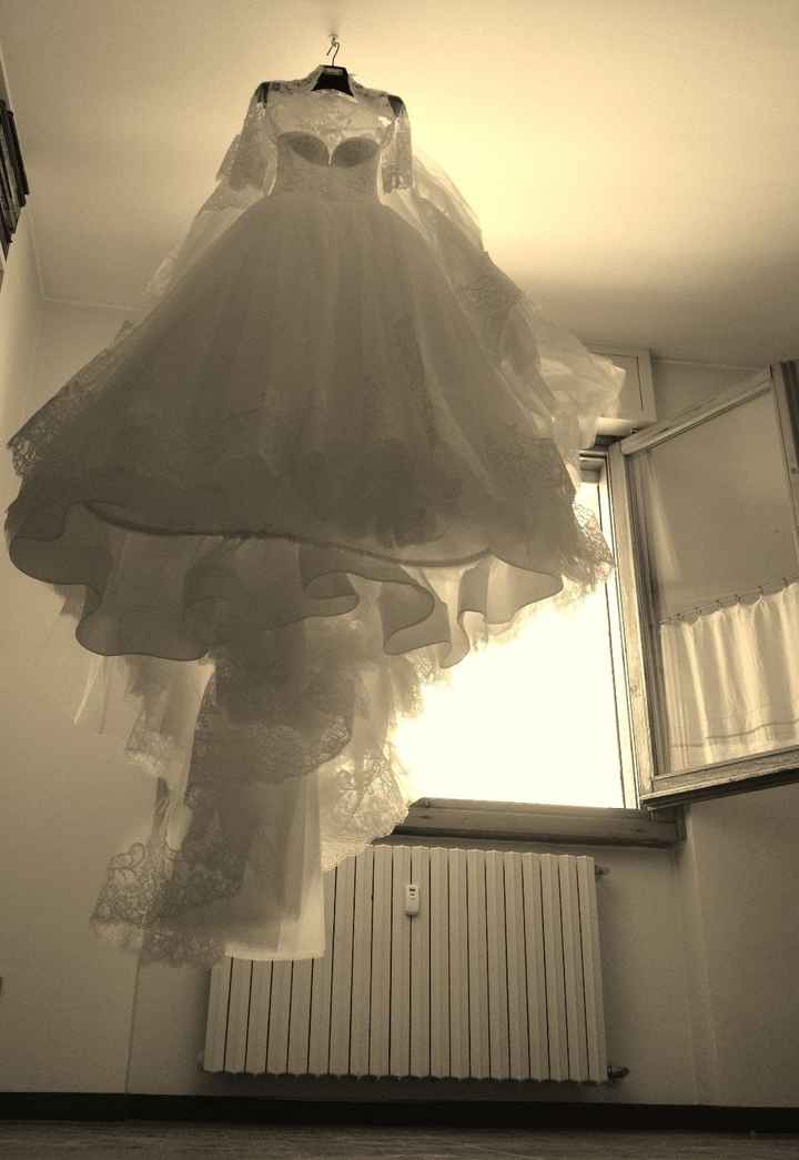 Il reportage delle mie nozze: il mio abito a casa 5