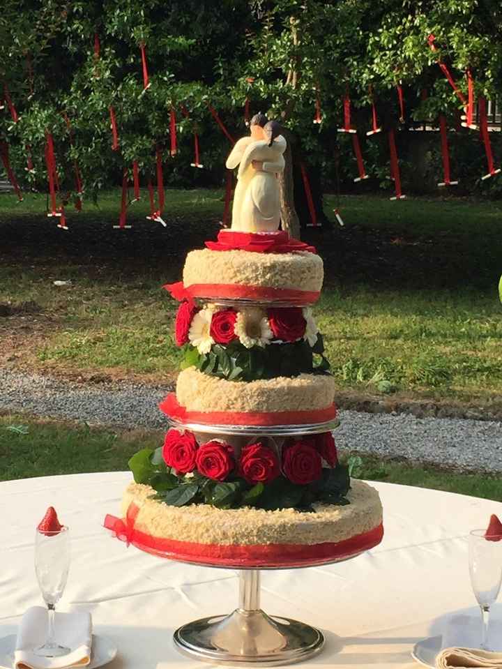 il reportage delle mie nozze - torta nuziale raw 