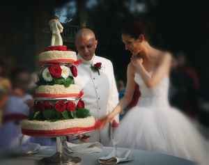 il reportage delle mie nozze - torta nuziale raw 