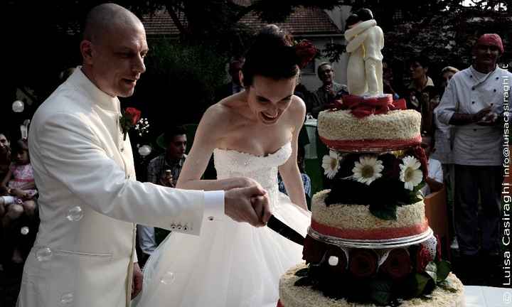 il reportage delle nostre nozze - taglio torta