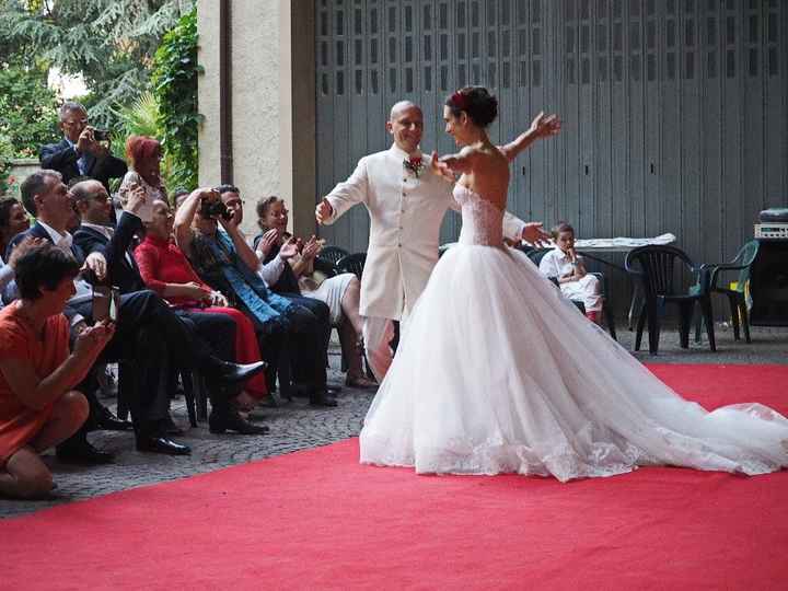 Il reportage delle nostre nozze - Performance Teatro Danza "Water Crystal" : omaggio della sposa all