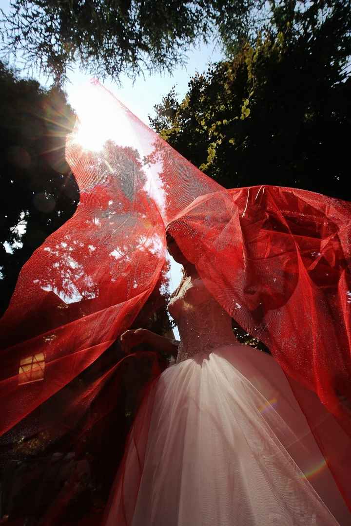 Il reportage delle mie nozze - velo rosso