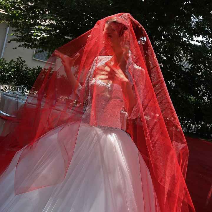 Il reportage delle mie nozze - velo rosso