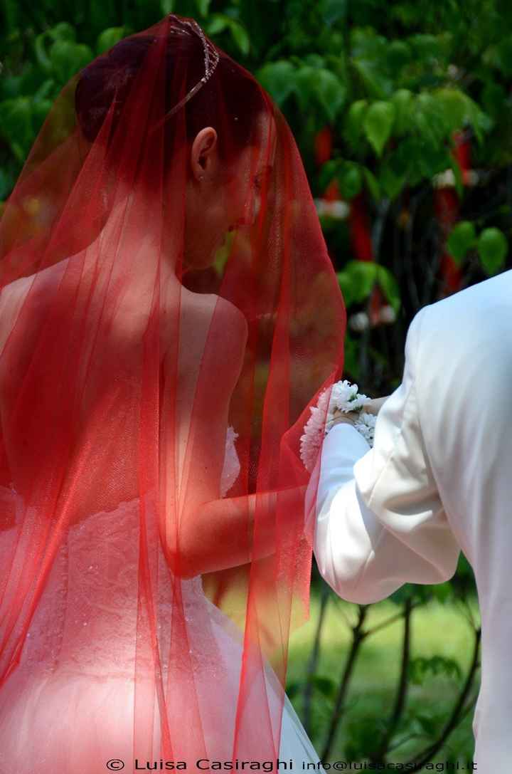 Il reportage delle mie nozze - velo rosso