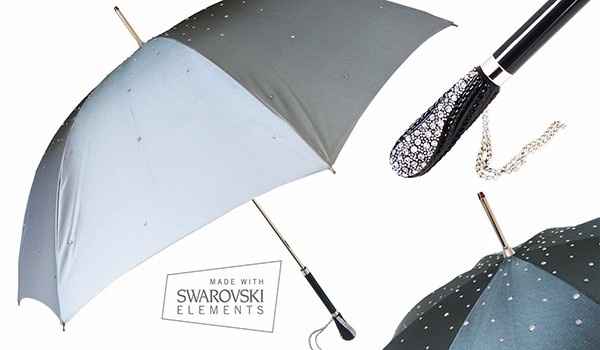Guida agli accessori da sposa 9 - l'ombrello - swarovski