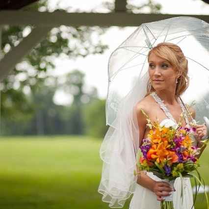 Guida agli accessori da sposa 9 - l'ombrello - trasparente