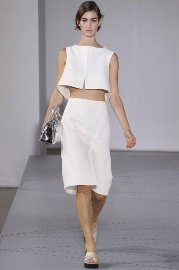 abito da sposa, stile crop top 5
