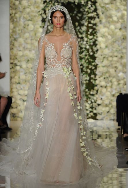abito da sposa, stile nude look 3