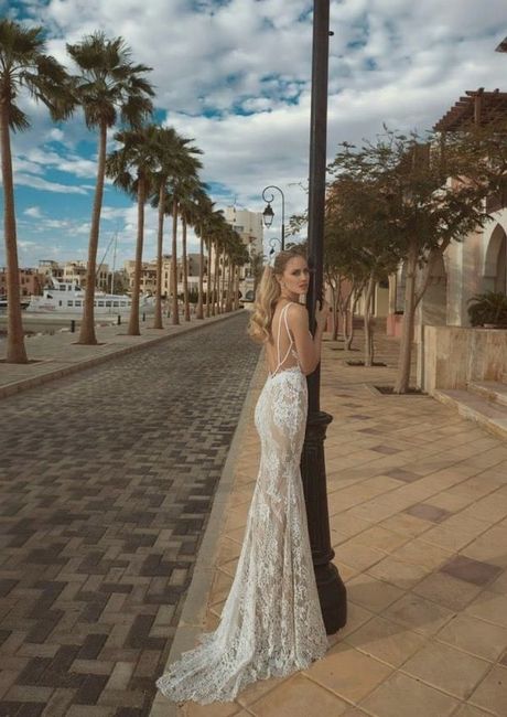 abito da sposa, stile nude look 7